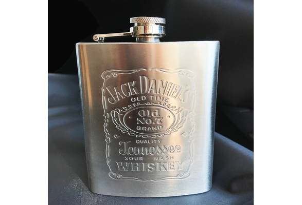 Mini Flagon Hip Flask For Alcohol Small Bottle Portable Tone With Keychain F3 