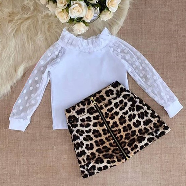 mini skirt and top for baby girl