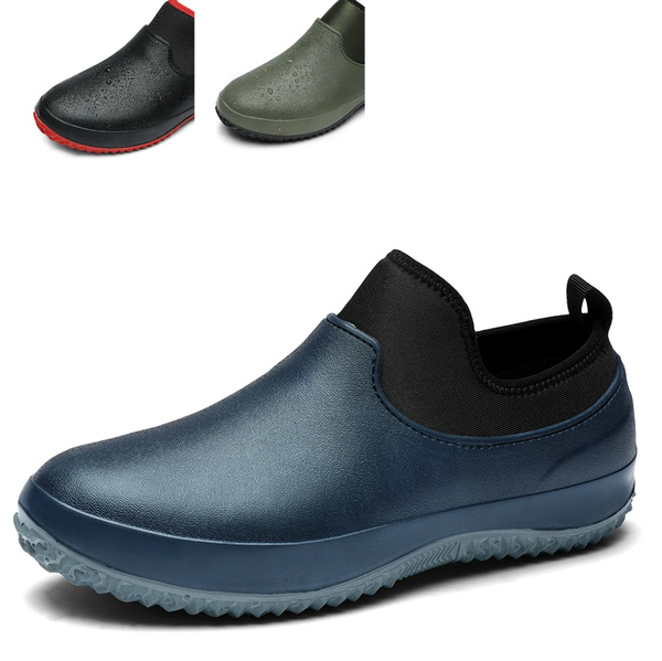 mens slip on garden boots