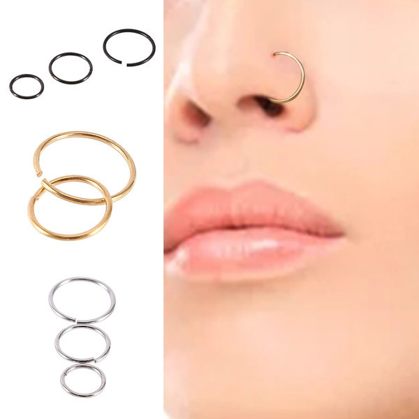 Thin fake sale nose ring