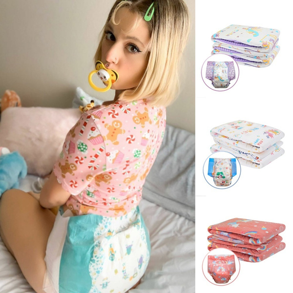 ABDL Adult Diaper Elastic Waist High Absorption 6000ML Diaper Lovely ABDL Adult Diaper Elastic Waist High Absorption 6000ML Diaper Lovely