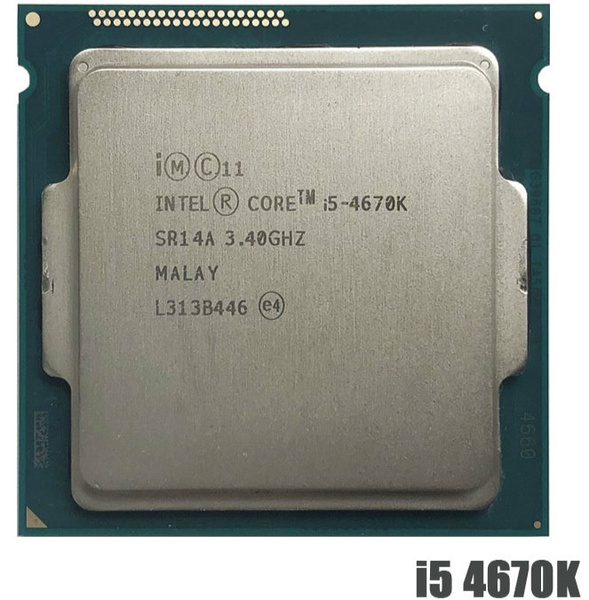 uitdrukking Opknappen Buiten Intel Core i5-4670K i5 4670K I5 4670 K 3.4 GHz Quad-Core Quad-Thread 84W 6M  CPU Processor LGA 1150 | Wish