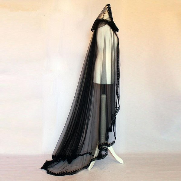 Black hotsell bridal cape