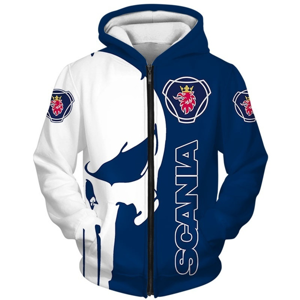 Fashion Women Men Scania Hoodies Solid Color Sweatshirts Casual