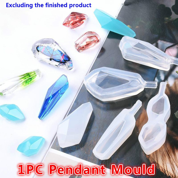 Silicone Mold DIY Crystal Pendant Epoxy Resin Mould Molds Jewelry Making Crafts