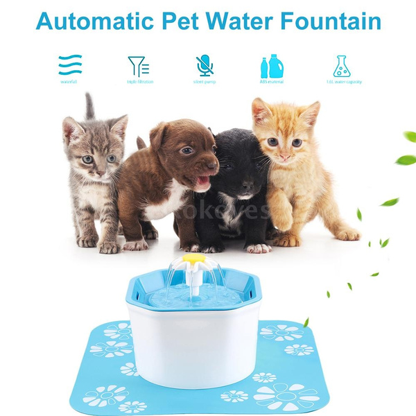 Pet Water Fountain Electric Water Dispenser For Cat Dog Drinking Bowl  Automatic