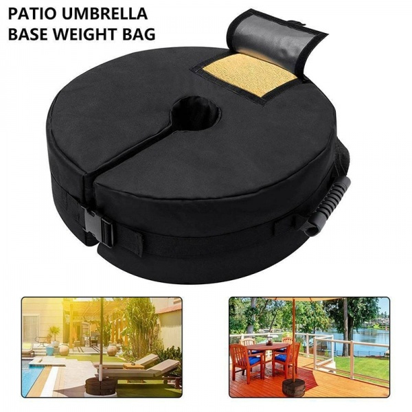 Umbrella Parasol Tent Base Stand Weights Bag Patio Garden Sunshade Sand Bags Wish