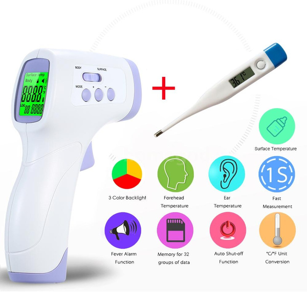 Non-Contact Digital Infrared Forehead Thermometer Gun - Kid Loves Toys