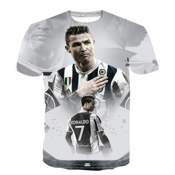 2020 New Fashion Popular Soccer T Shirt Men Women Cristiano