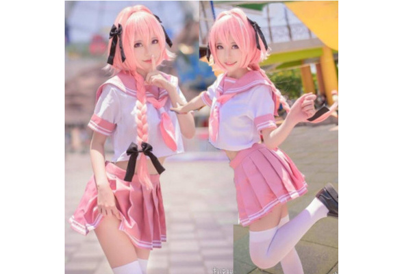 ZUKKY Peruca cosplay, peruca Fate Grand Ordem, peruca Astolfo