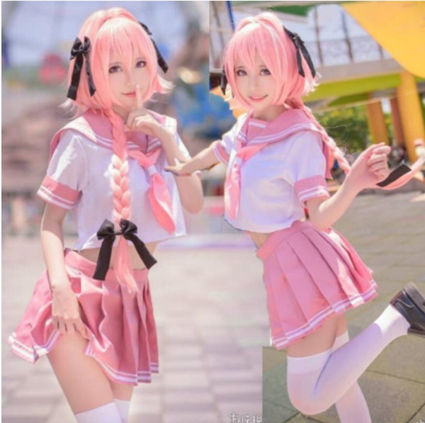 ZUKKY Peruca cosplay, peruca Fate Grand Ordem, peruca Astolfo