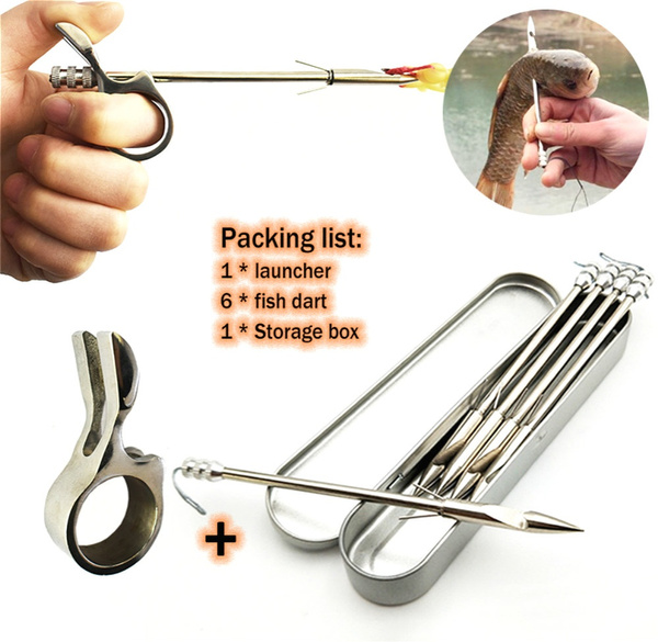 Fish Dart, Easy To Store Portable Fishing Arrowheads for Fishing :  : Bags, Wallets and Luggage
