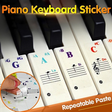 pianosticker, 49617688keykeyboard, pianokey, Stickers