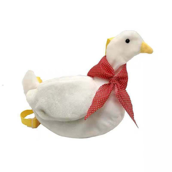 Plush Duck Shaped Shoulder Bag