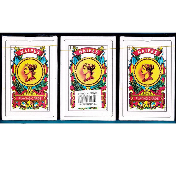 3pk Decks Spanish Playing Cards Baraja Espanola 50 Cards Naipes Tarot New Sealed Wish