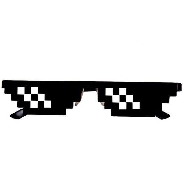 Colorful Eyeglasses Unisex Life Glasses Pixel Mosaic Eye - Temu