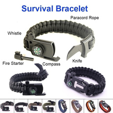 Outdoor, rope bracelet, Wristbands, camping