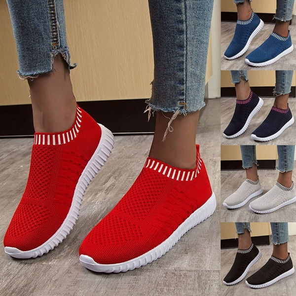 Fashion Women Outdoor Mesh Casual Sport Shoes Runing Breathable Platform Trainers Women Tenis Feminino Shoes Sneakers