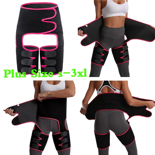 Women/'s 3 in 1 High Waist Trainer Thigh Trimmer Neoprene Butt Lifter Shaper Slim