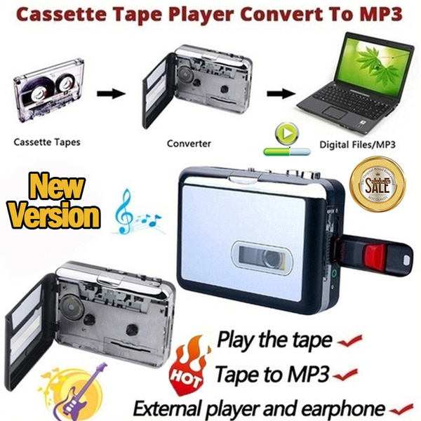 Standalone Cassette Player Portable Cassette Tape to MP3 Converter