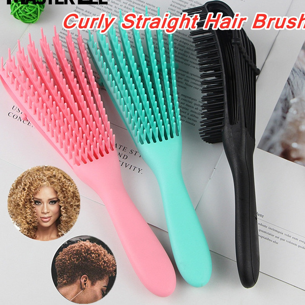 Hot Scalp Massage Comb Hair Brush Women Detangle Hairbrush Anti-tie Knot  Comb for Long Curly Wet Straight Hair | Wish