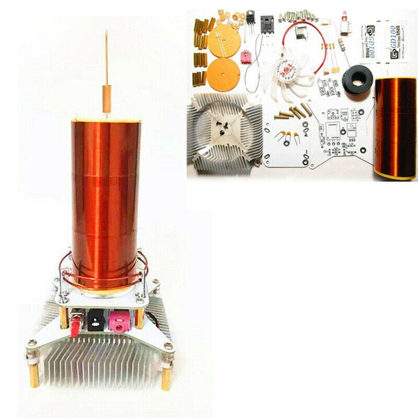 Music Tesla Coil Plasma Speaker Wireless Transmission sound Solid Power DIY kit 
