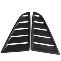 2X Rear Quarter Window Louvers Scoops Spoiler Car Styling Tunning Panel ...