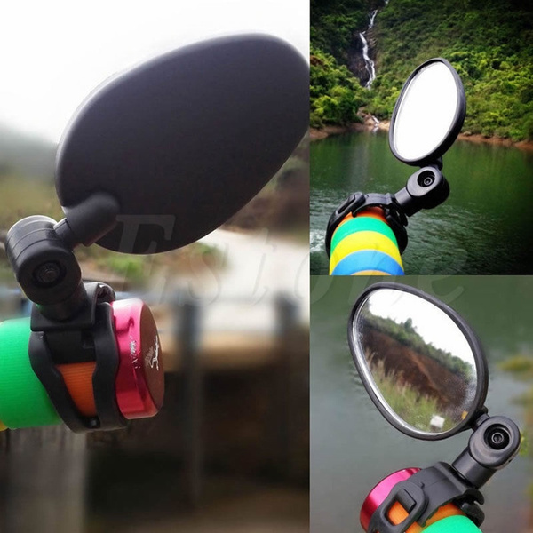 360° Rotate Bike Rearview Mirror Cycling Bicycle Safety Motorcycle Rear View*