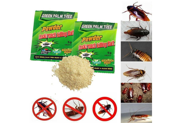 1 Box Cockroach Killing Bait Powder Effective Roach Killer 50 Sachets 