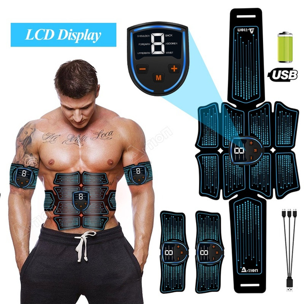 Ems Muscle Stimulator, Professional Waist Trainer For Men And Women