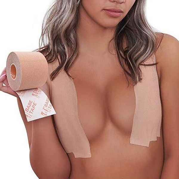 Women Invisible Silicone Breast Pads Boob Lift Tape Bra Nipple