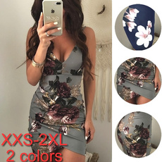 Women S Clothing, halterback, Floral print, sexy dresses