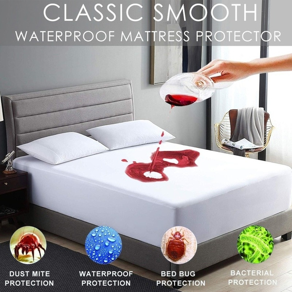 double bed waterproof mattress protector sheet