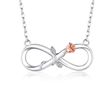 Sterling, Engagement, Infinity, 925necklace