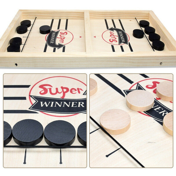 Fast Sling Puck Game Paced SlingPuck Winner Board Family Games Juego Toys Child 