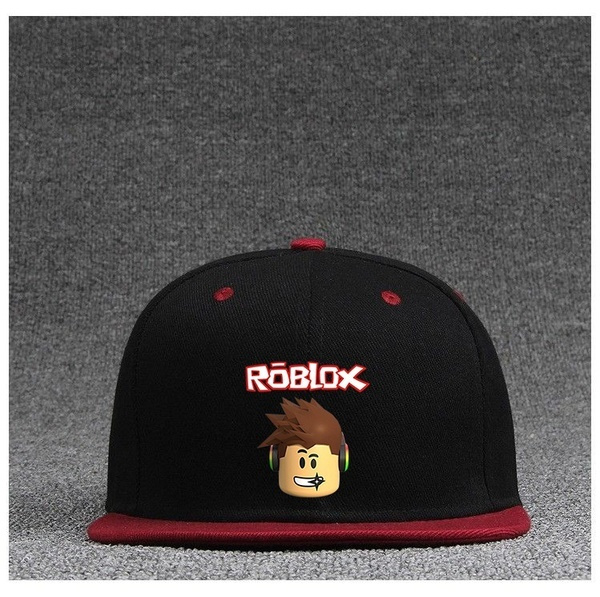 2020 New Kids Fashion Roblox Hiphop Cosplay Snapback Adjustable Baseball Hat Flat Cartoon Cap Wish - justinxie new with a paper hat official roblox