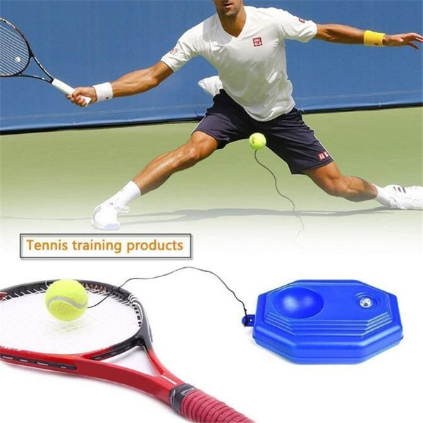 Tennis Training Aids Tool With Elastic Rope Ball Practice Tennis Trainer Partner 