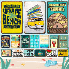 surf, Decor, Surfing, metalpainting