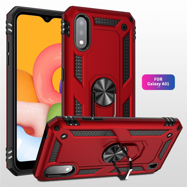 Capa protetora de luxo à prova de choque para Samsung Galaxy A01 Capa de  armadura para Samsung A10E A20 A50 S20 S20 Ultra S20 Plus capa protetora  porta-carro porta-dedo anel | Wish