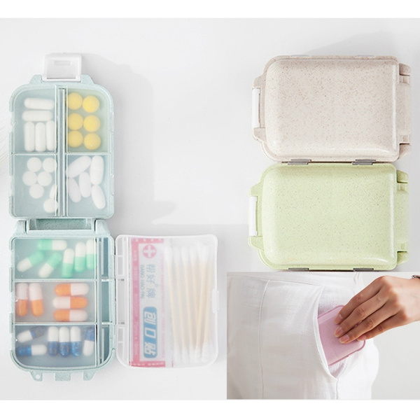 Foldable Medicine Case, Medicine Storage Case, Pills Container