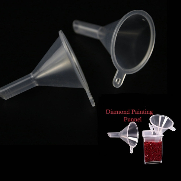 DIY Diamond Painting Accessories Funnel Square Round Bead Container Diamond  Embroidery Environmental protect Tool