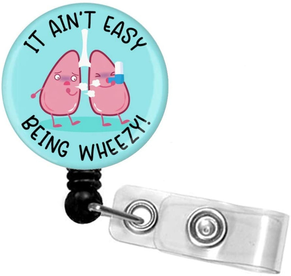 Respiratory Therapist Nurse Badge Holder/Reel ID Card Holder