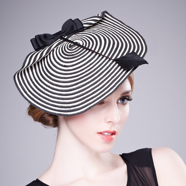 Womens Straw Arrow Fascinator Hats 