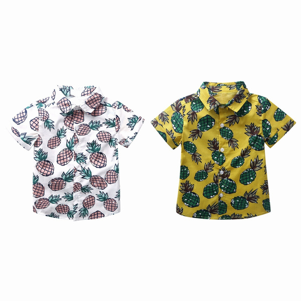 infant yellow button down shirt