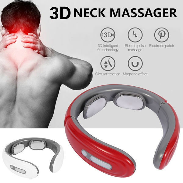 Electric Pulse Neck Cervical Massager Device for Pain Relief