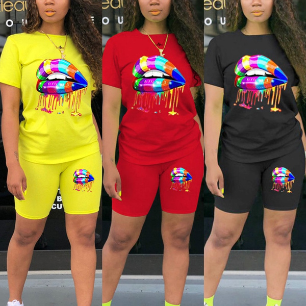 Skinny Shorts Pants Sets 