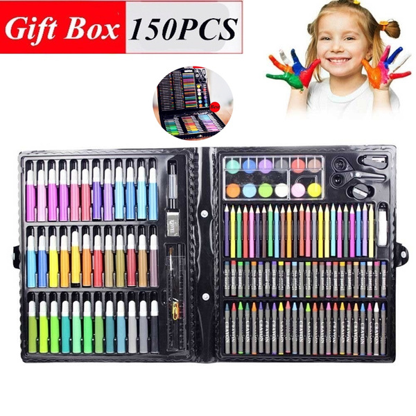 86/150Pcs/Set Drawing Tool Kit with Box Painting Brush Art Marker