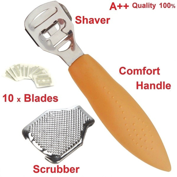 Callus Remover Shaver Corn Cutter Hard Dead Skin Pedicure Foot Tool+10  Blades