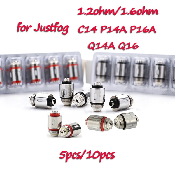 Replacement Coil Head 1 2ohm 1 6ohm For Justfog Q16 Q14 S14 G14 Kit 5pcs 10pcs Wish Replacement Coil Head 1 2ohm 1 6ohm For Justfog Q16 Q14 S14 G14 Kit 5pcs 10pcs Wish