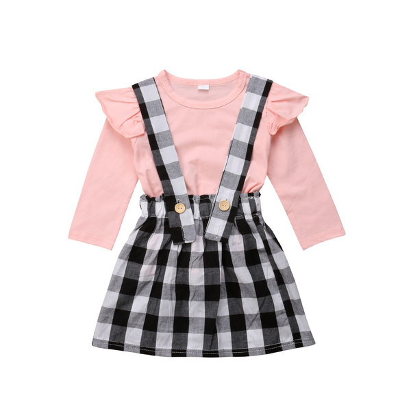 girls plaid outfit